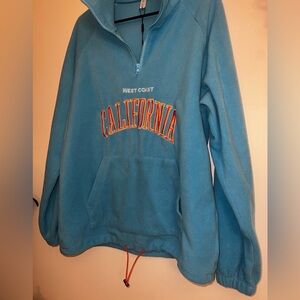 California fleece pullover